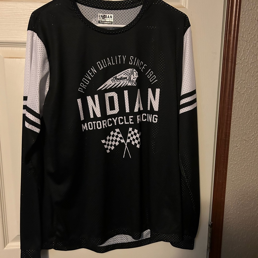 Women’s large Indian motorcycle shirt